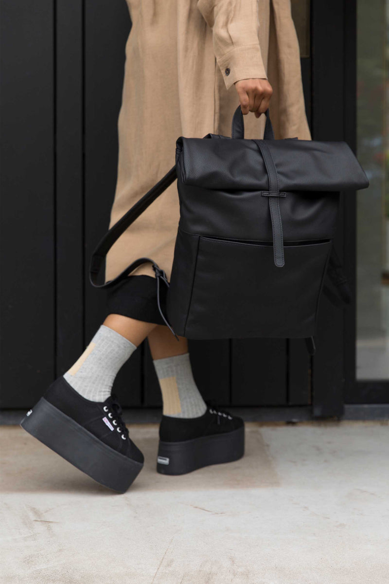 Monk and Anna Herb Backpack Black