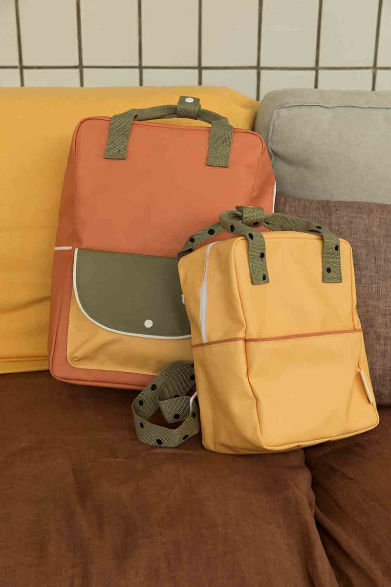 StickyLemon-backpacksmall-freckles-retroyellow_seventiesgreen-fadedorange
