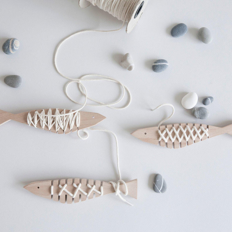 Anchovy Pattern Making and Lacing Toy