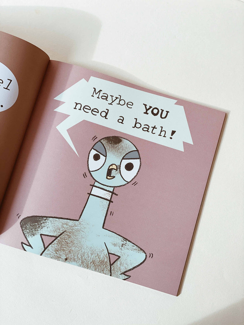 the pigeon needs a bath book