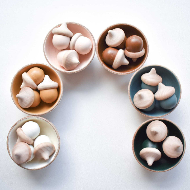 elm and otter Acorn Sorting Set Muted Tones