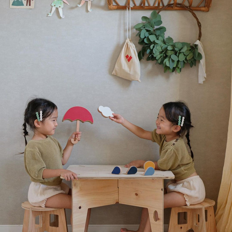 The Red Umbrella Stacking and Balance Toy