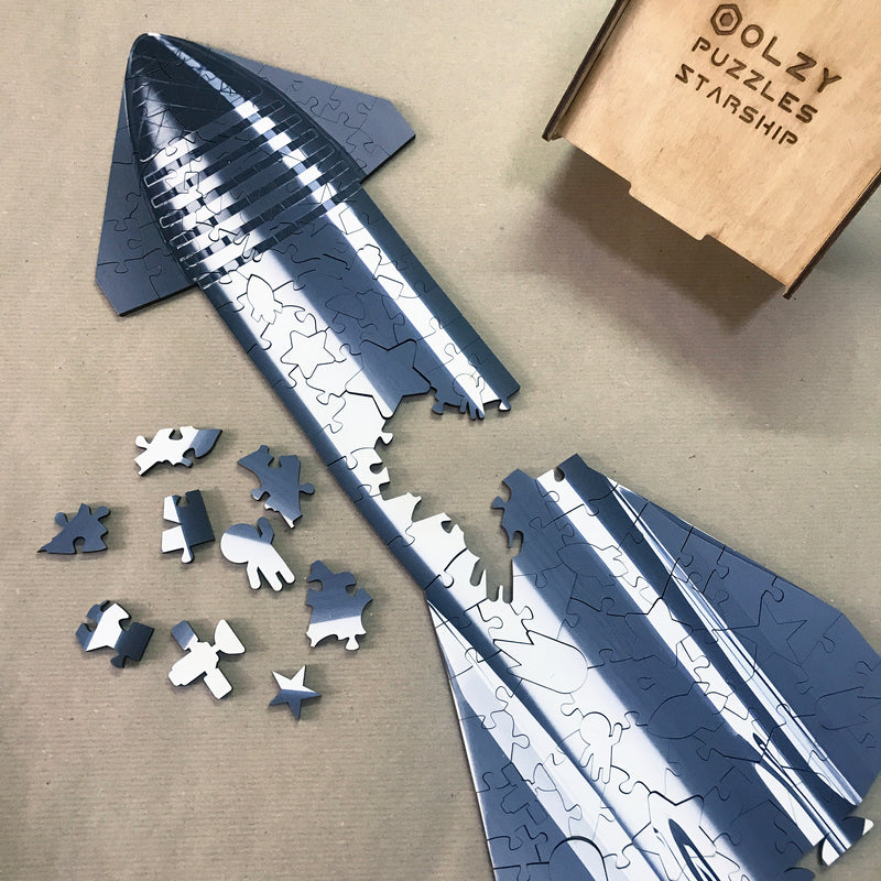 Wooden Starship Puzzle