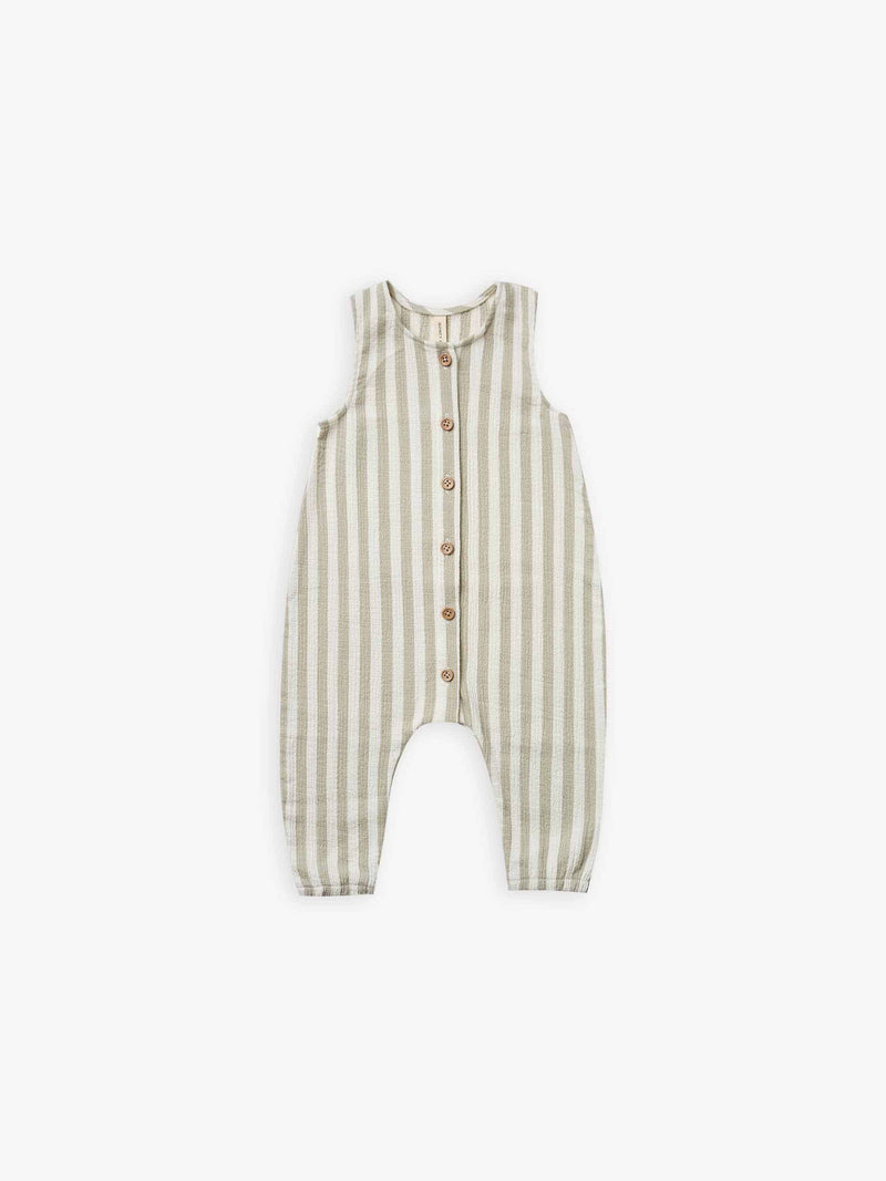 Woven Button Jumpsuit